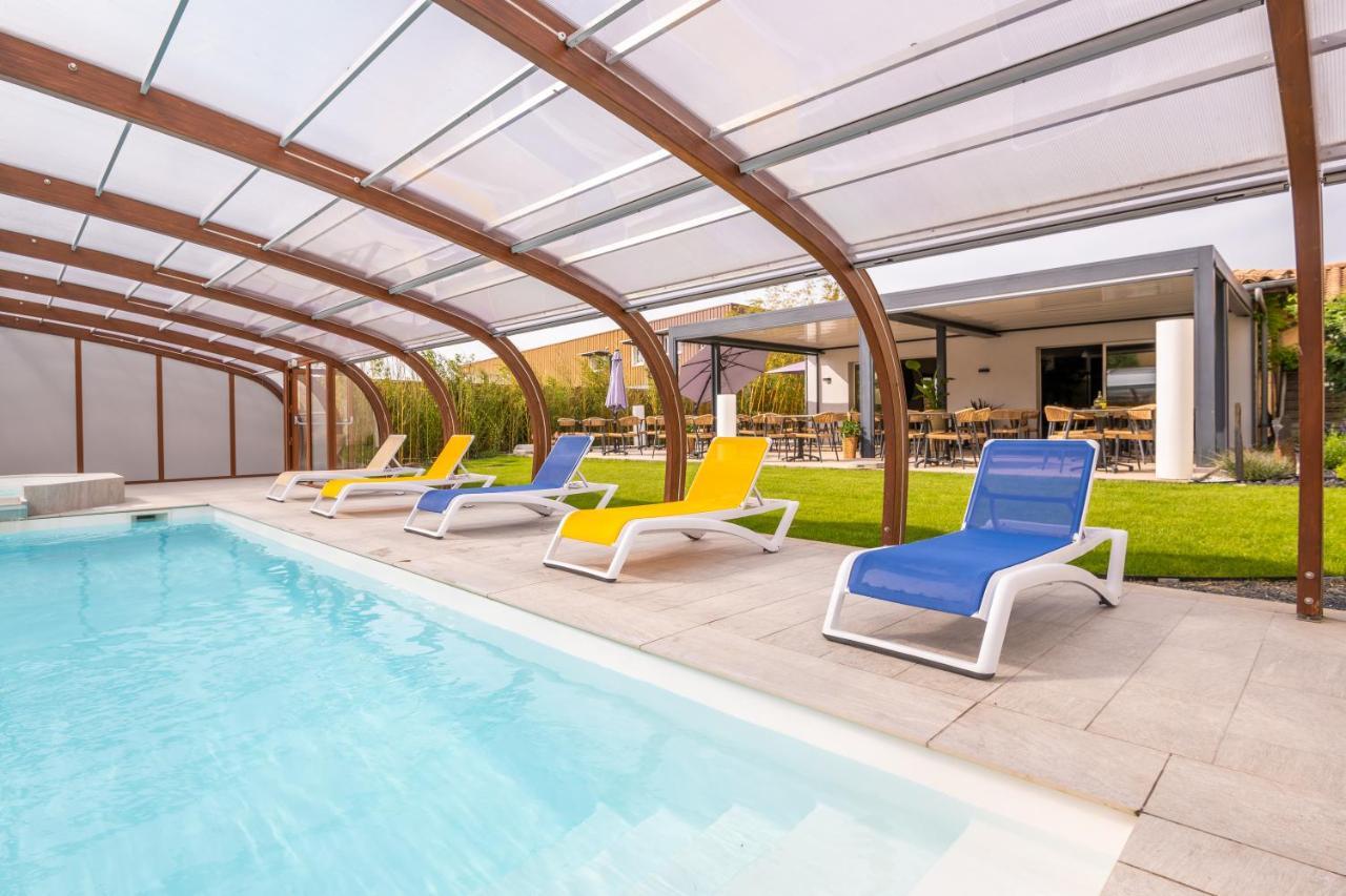 Logis Hotel Restaurant Le Clos Fleuri Castelnaudary Exterior photo